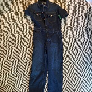 GAP Dark Blue Denim Jumpsuit 6 NWT
